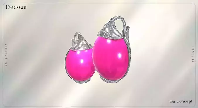 Rosa Earring with Pink Stone