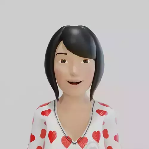 3D Woman Character