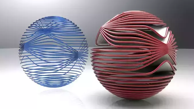 Pufferfish Parametric Facade Design Grasshopper Rhino Files 3D model