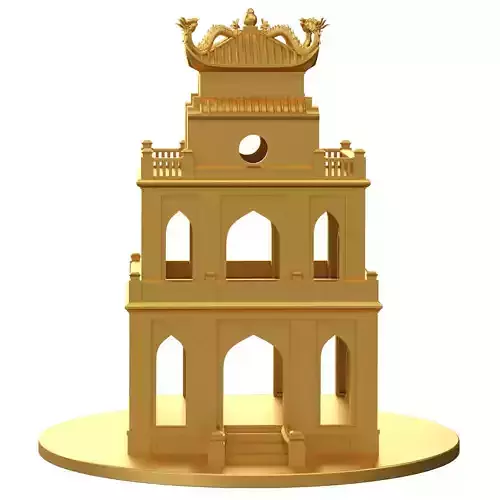 Turtle Tower 3D Model