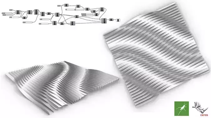 3d Parametric Louver Rotations Facade Design Grasshopper Rhino