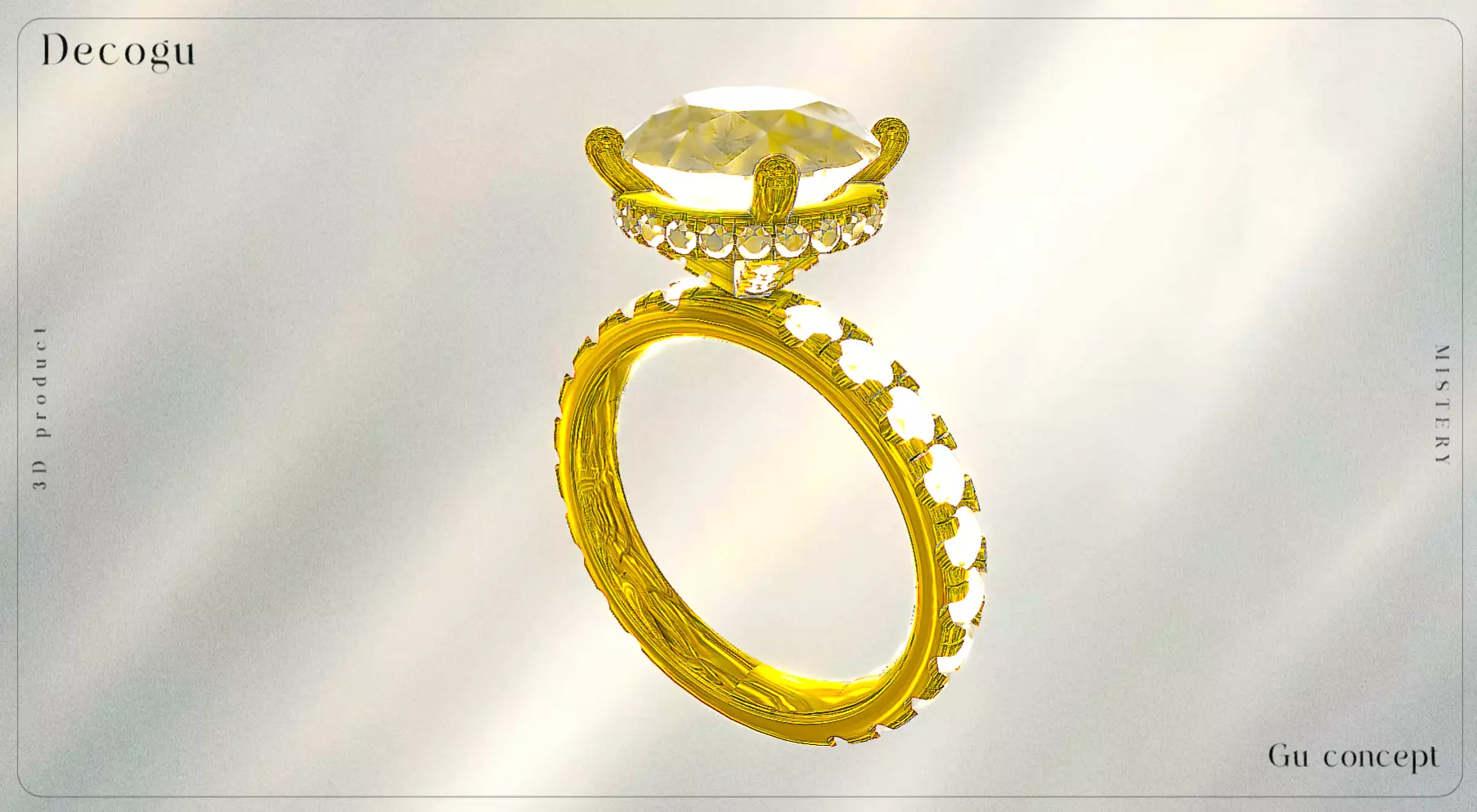 Majesty of the Sun Halo Ring Low-poly 3D model_0