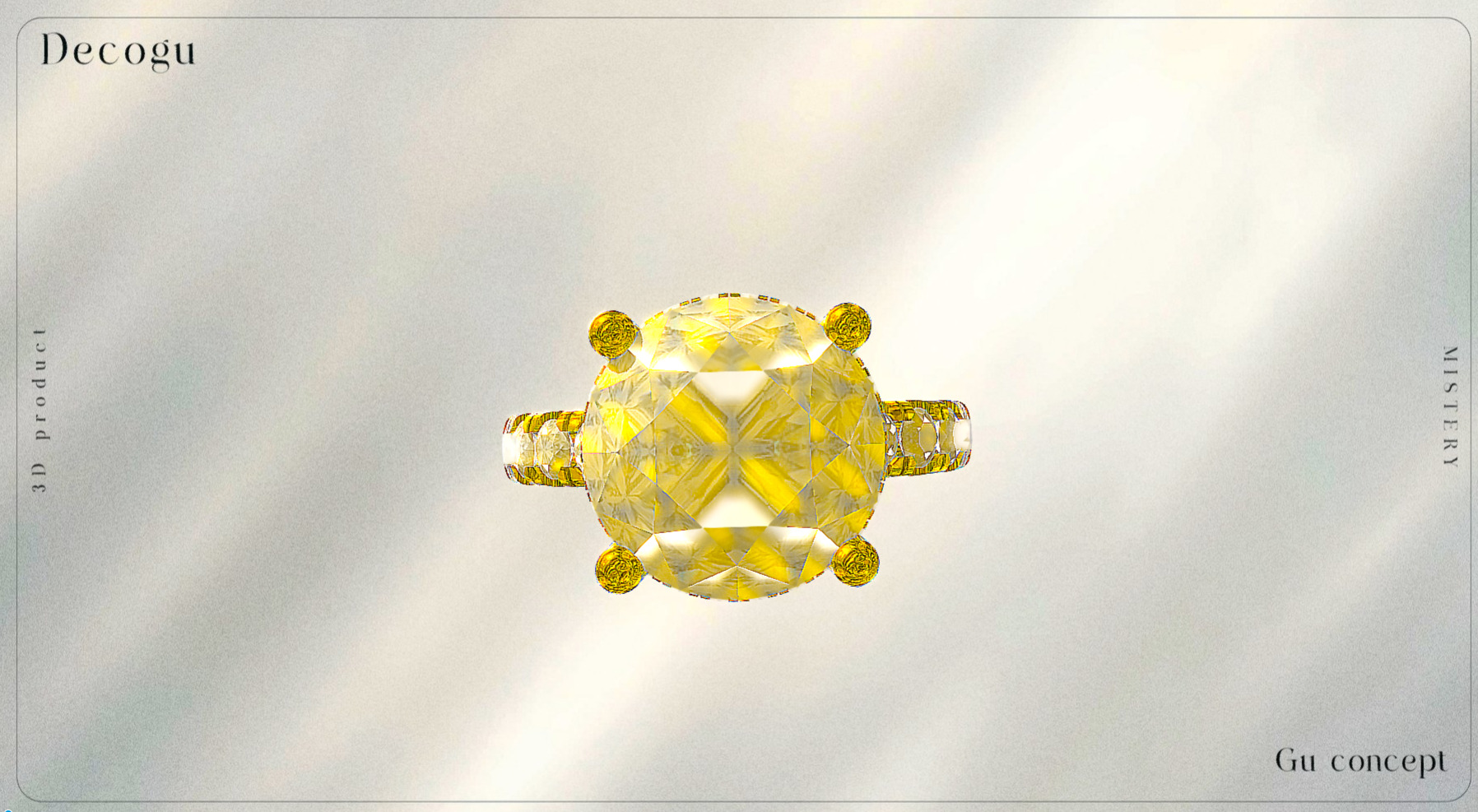 Majesty of the Sun Halo Ring Low-poly 3D model_2