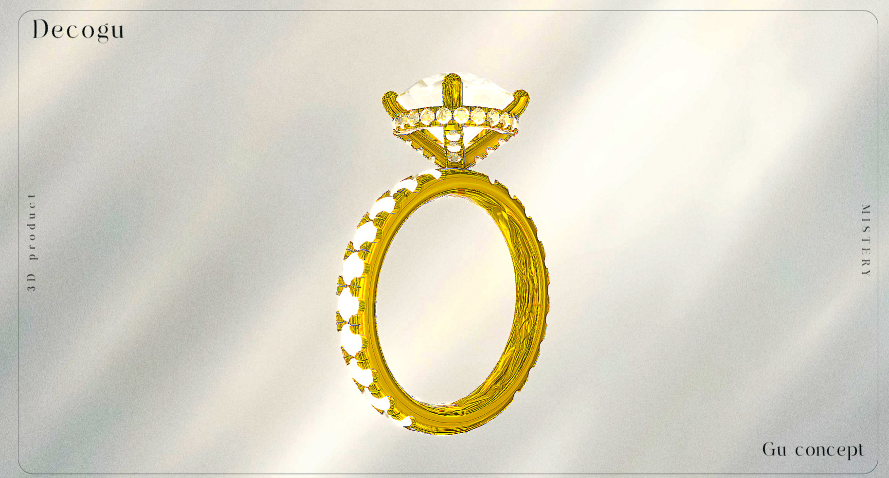 Majesty of the Sun Halo Ring Low-poly 3D model_3