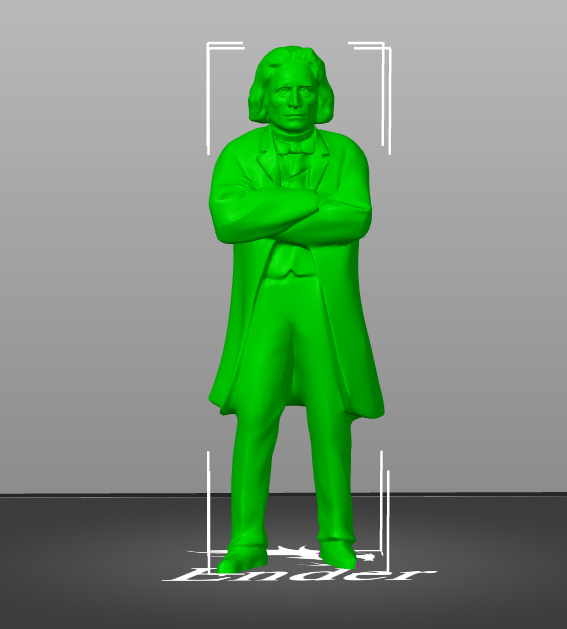 Franz Liszt 3D print model_20