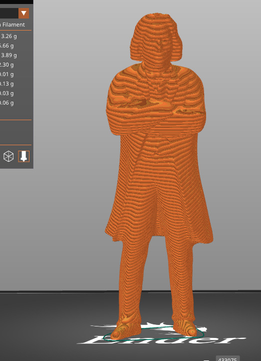 Franz Liszt 3D print model_25