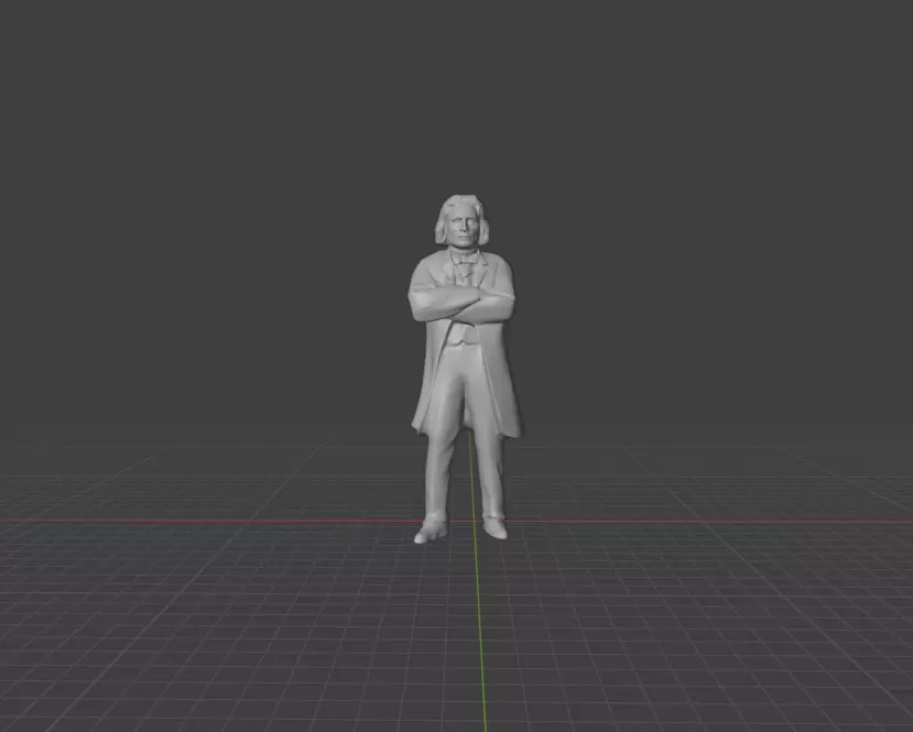 Franz Liszt 3D print model_0