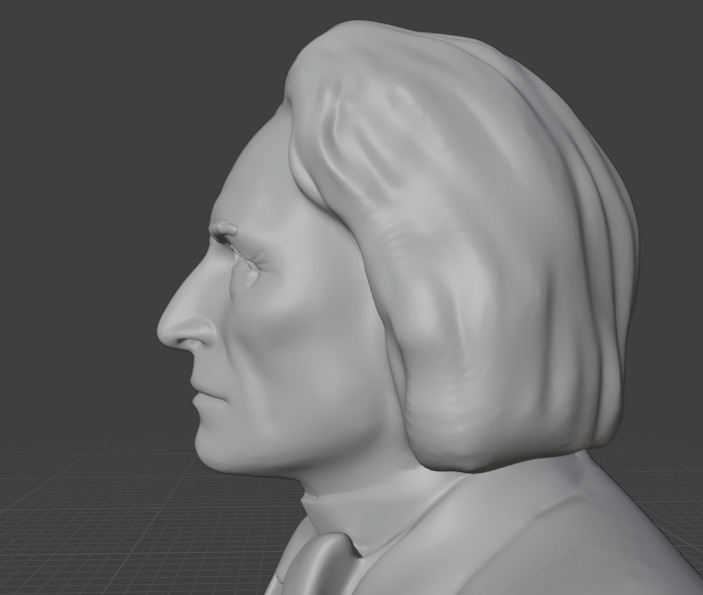 Franz Liszt 3D print model_22