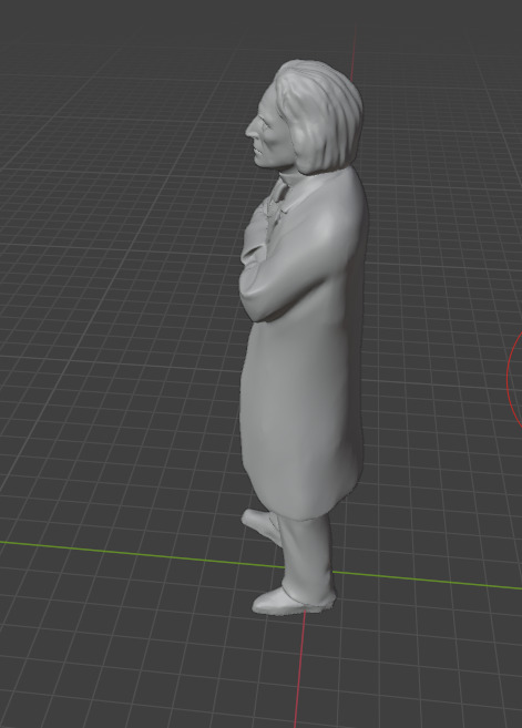 Franz Liszt 3D print model_10
