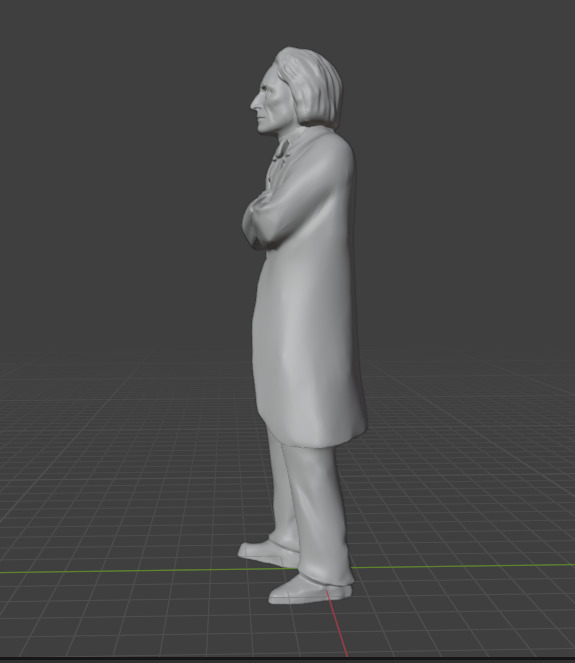 Franz Liszt 3D print model_6