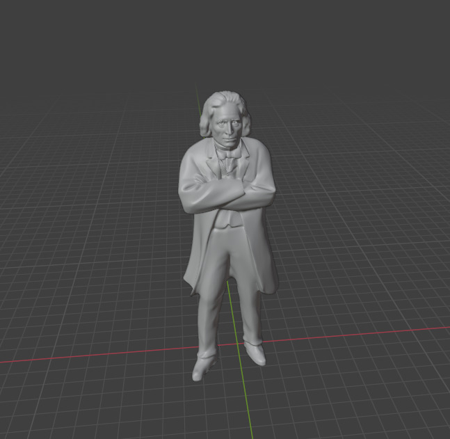 Franz Liszt 3D print model_17