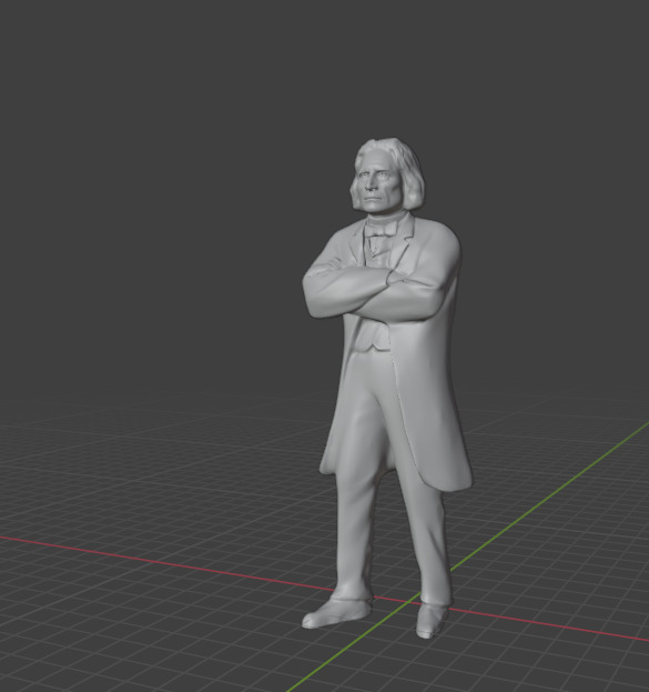 Franz Liszt 3D print model_13