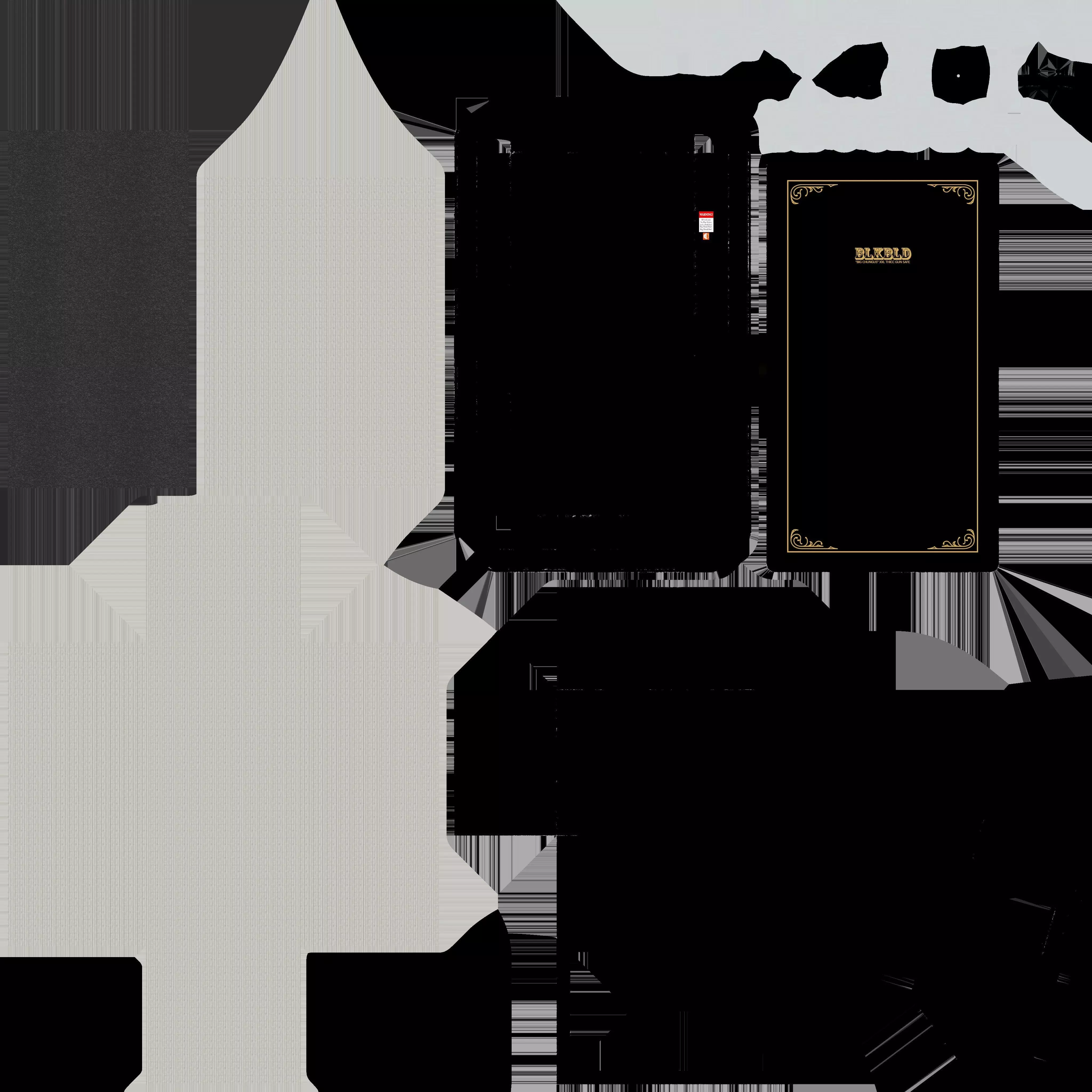 Realistic Heavy-Duty Weapon Safe - Game Ready PBR 3D Model Low-poly 3D model_7