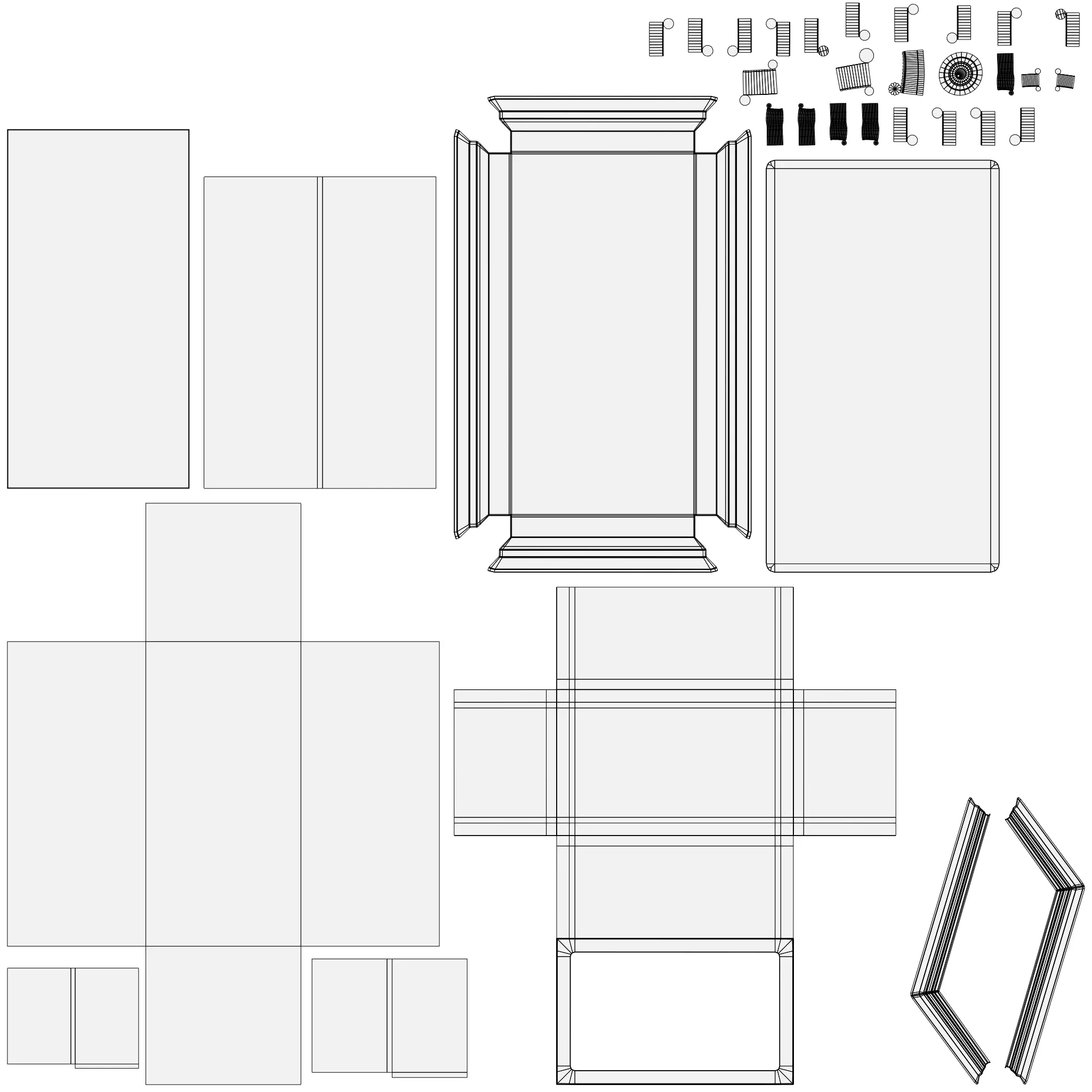 Realistic Heavy-Duty Weapon Safe - Game Ready PBR 3D Model Low-poly 3D model_6