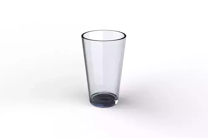 Crystal Water Glass  3D Model
