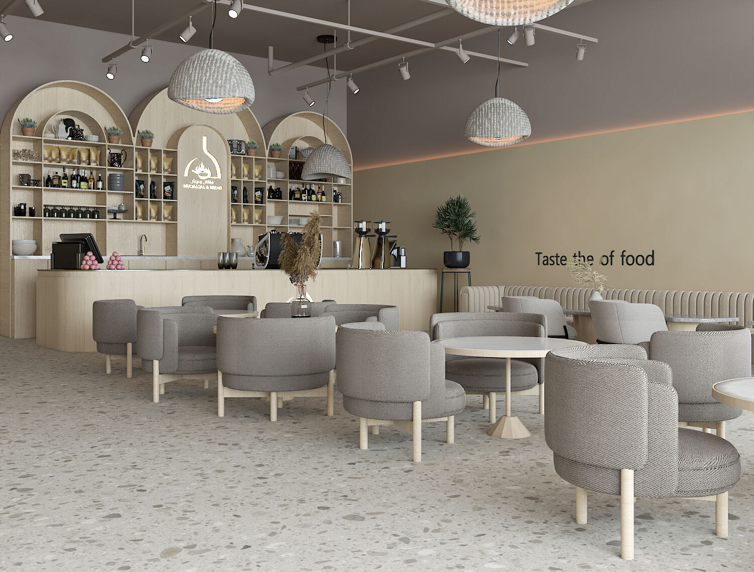 Restaurant and Cafe modern 3D model_4