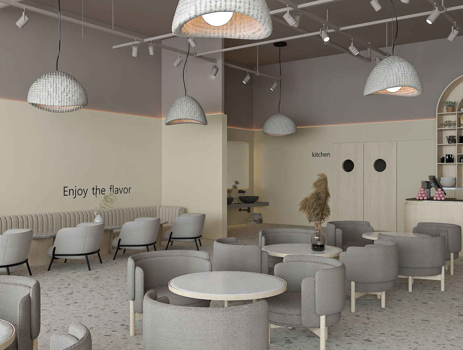 Restaurant and Cafe modern 3D model_3