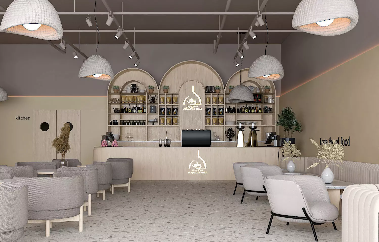 Restaurant and Cafe modern 3D model_0