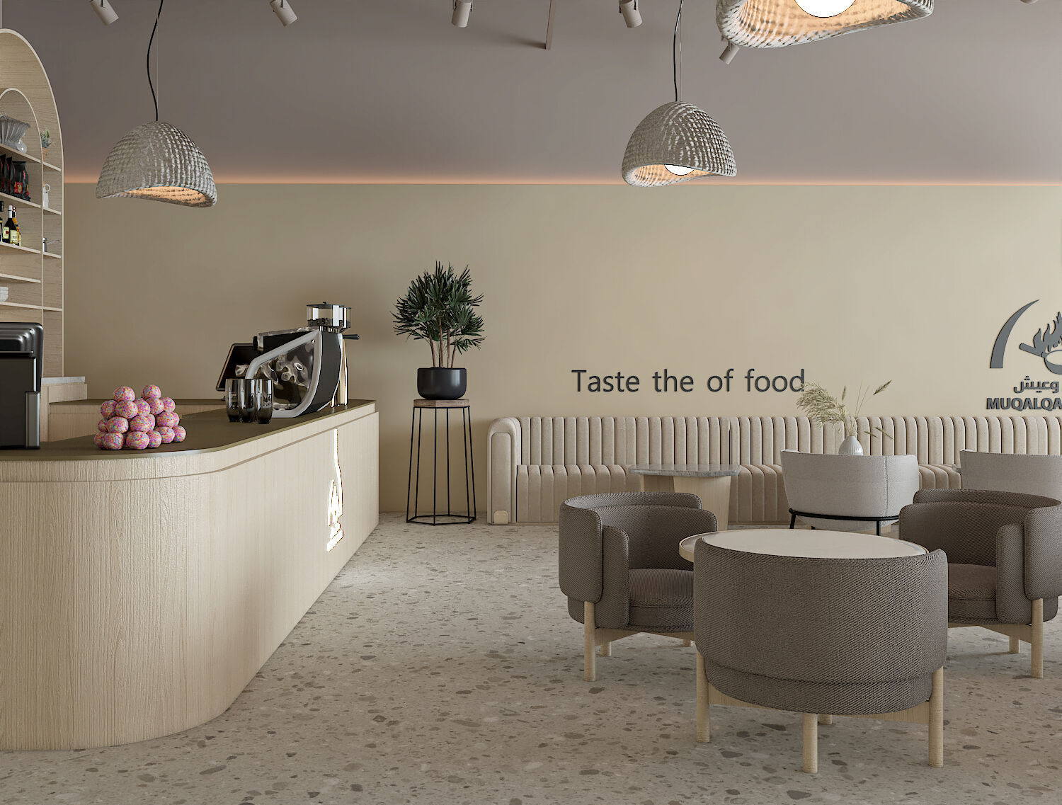 Restaurant and Cafe modern 3D model_5