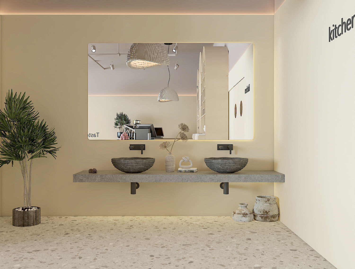 Restaurant and Cafe modern 3D model_6