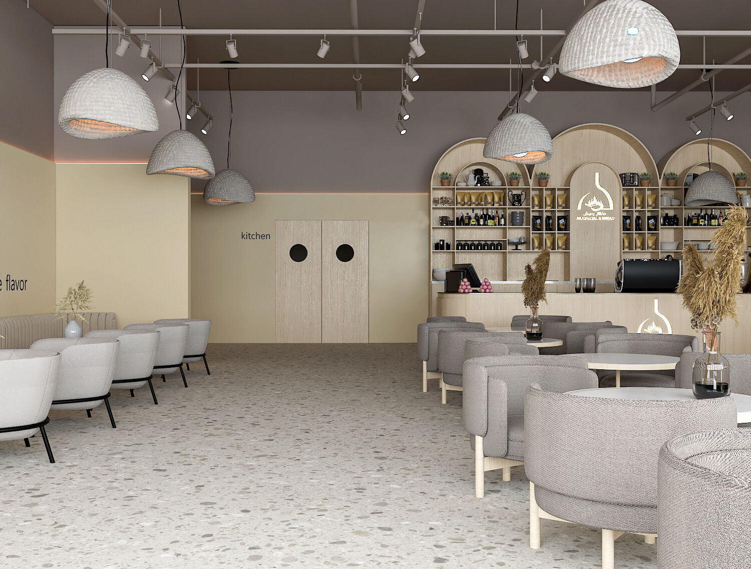 Restaurant and Cafe modern 3D model_1