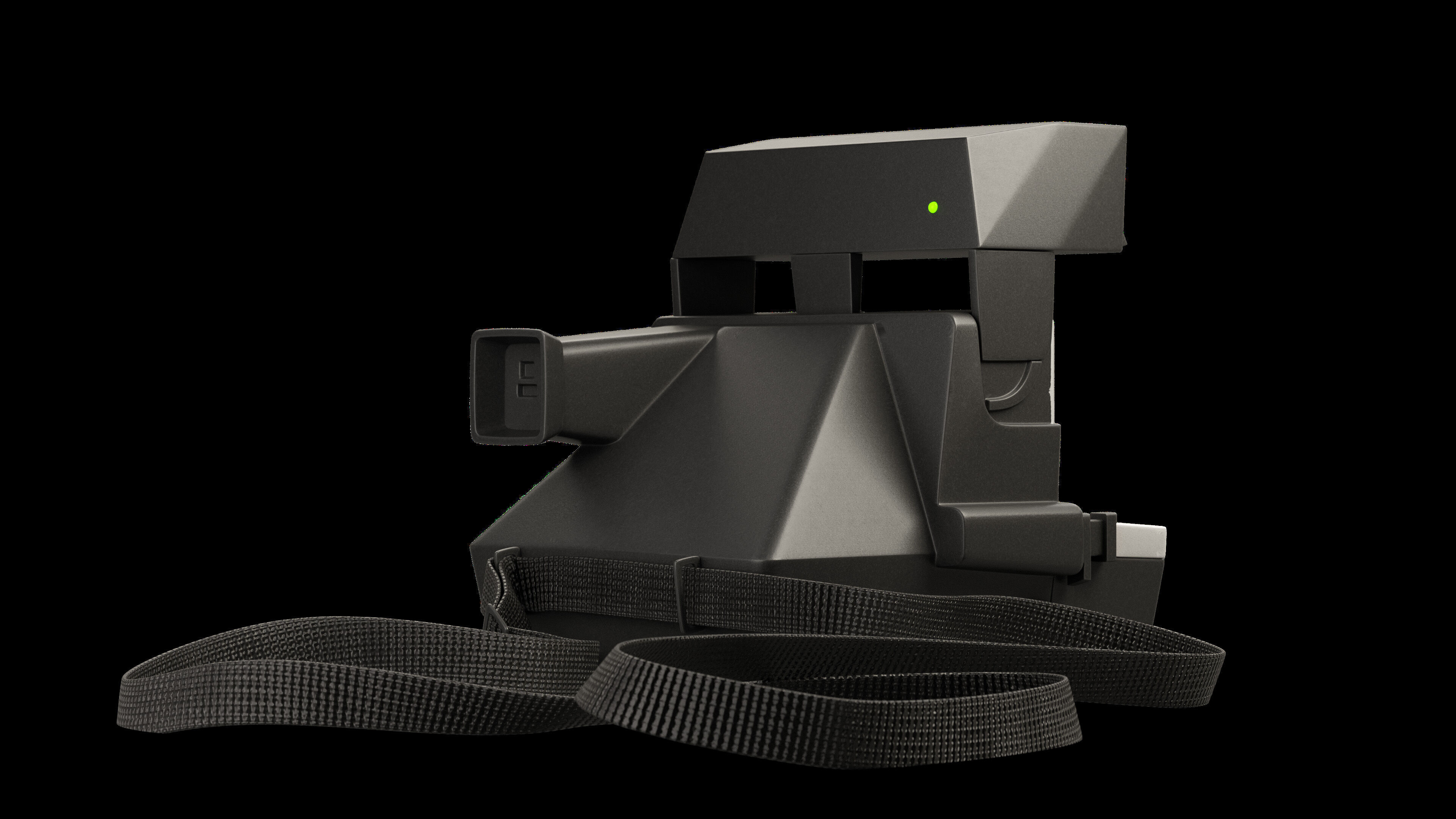 Vintage Instant Camera 3D Model  3D model_6