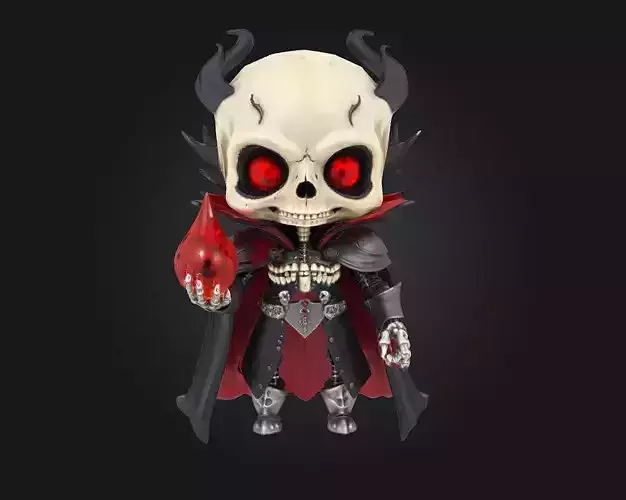 Chibi Vampire Skeleton Lord