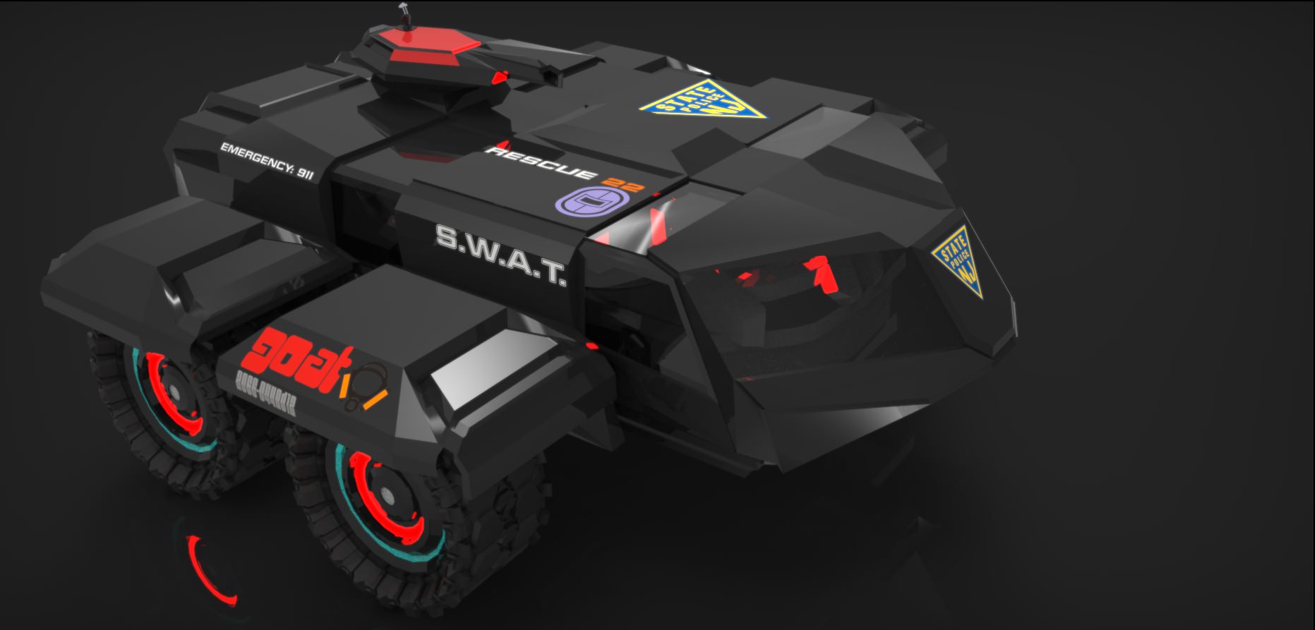 PG Goat Dreadnaught2 3D model_3