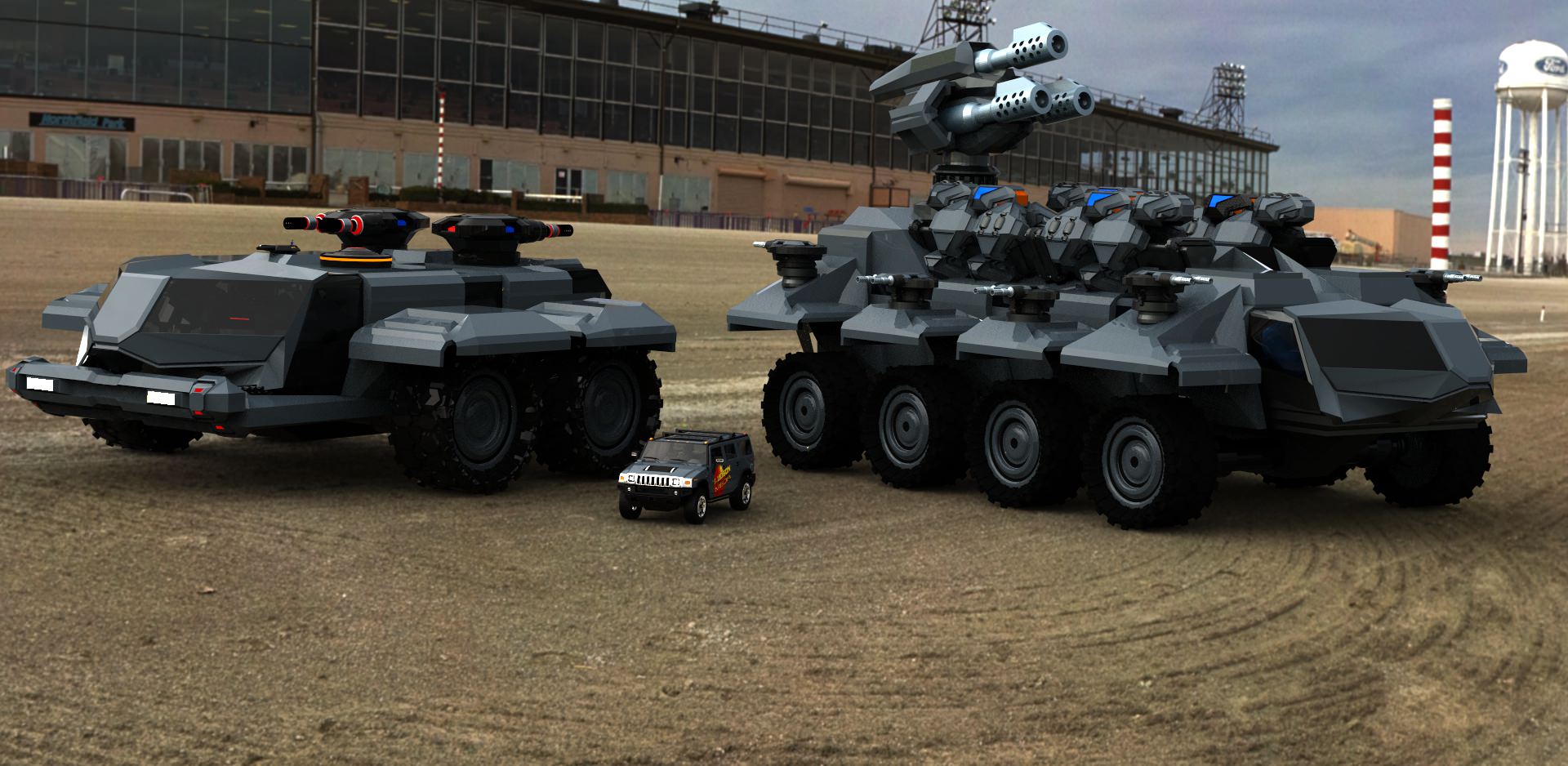 PG Goat Dreadnaught2 3D model_2