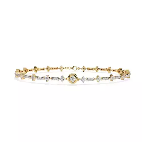Minimal diamond bracelet for women