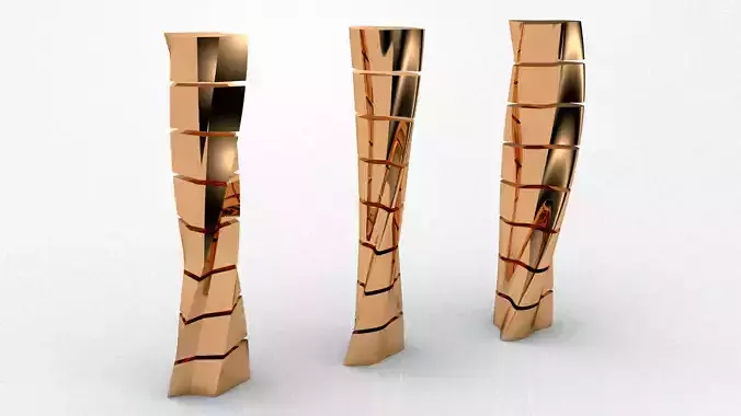 Twisting Parametric Tower Facade Design Grasshopper Rhino Files