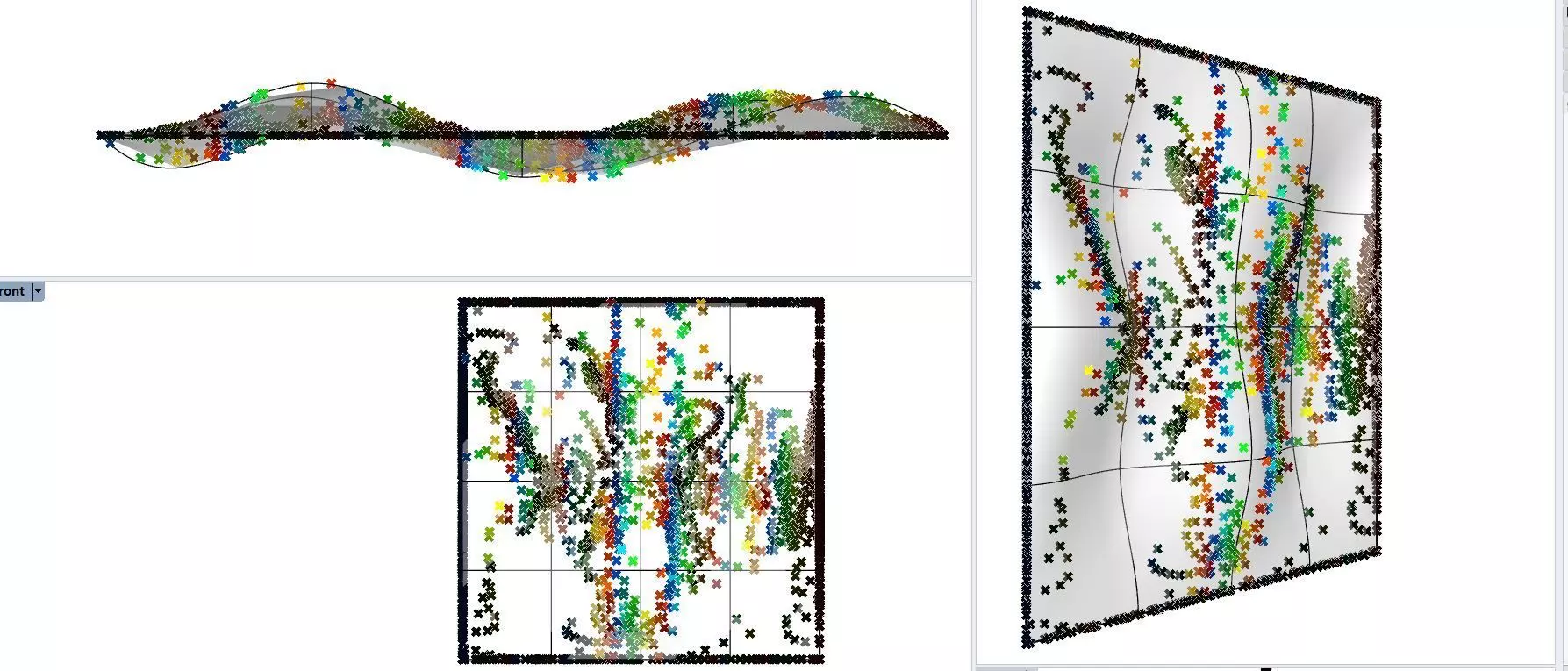 Vector Surface Parametric Design Grasshopper Rhino Files 3D model