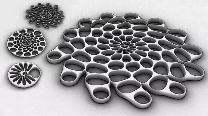 Voronoi Weaverbird Parametric Pattern Design Grasshopper Files