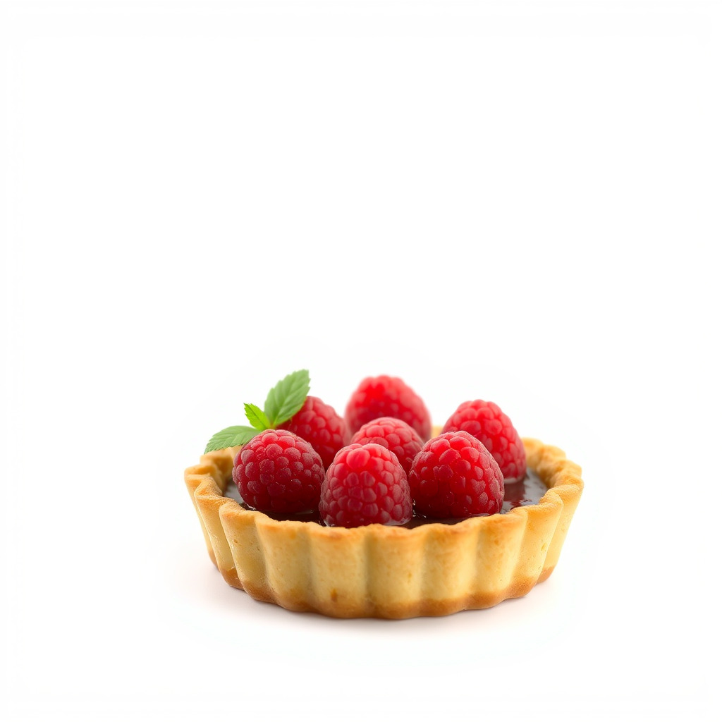 Raspberry Tart Dessert model pack Low-poly 3D model_4