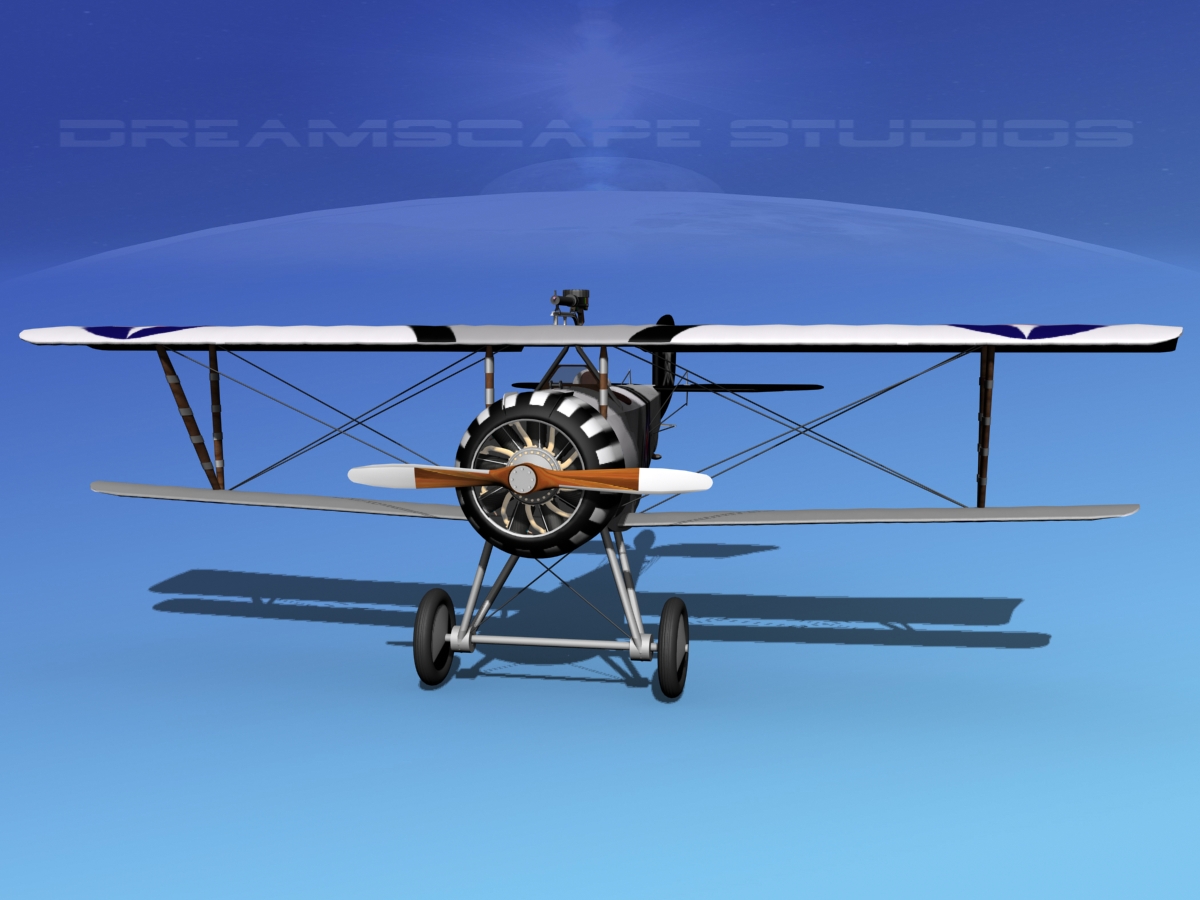 Nieuport 17 USA 1918 3D model_8