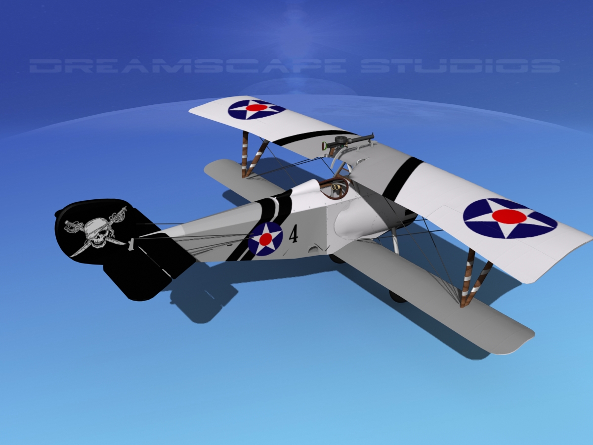Nieuport 17 USA 1918 3D model_10