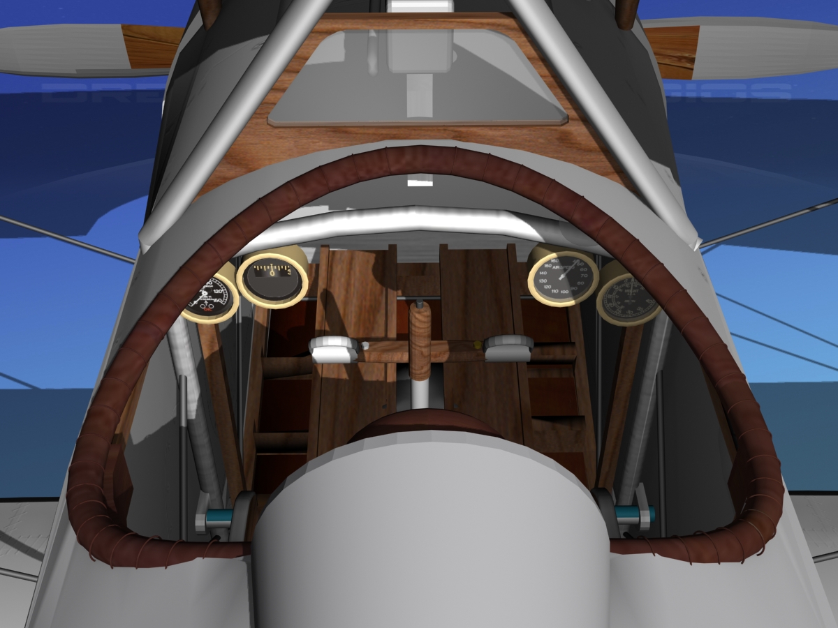 Nieuport 17 USA 1918 3D model_1