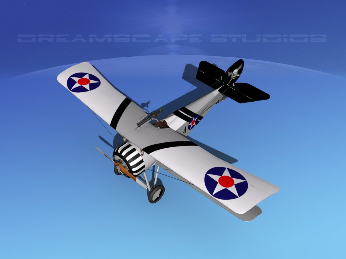 Nieuport 17 USA 1918 3D model_14
