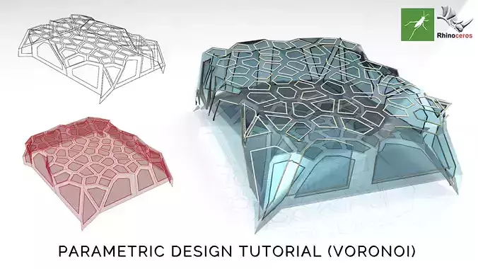 Voronoi Pattern Parametric Furniture Design Grasshopper Files