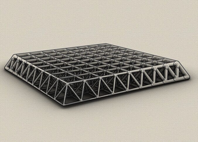 Lattice Structure Parametric Design Grasshopper Rhino Files  3D model