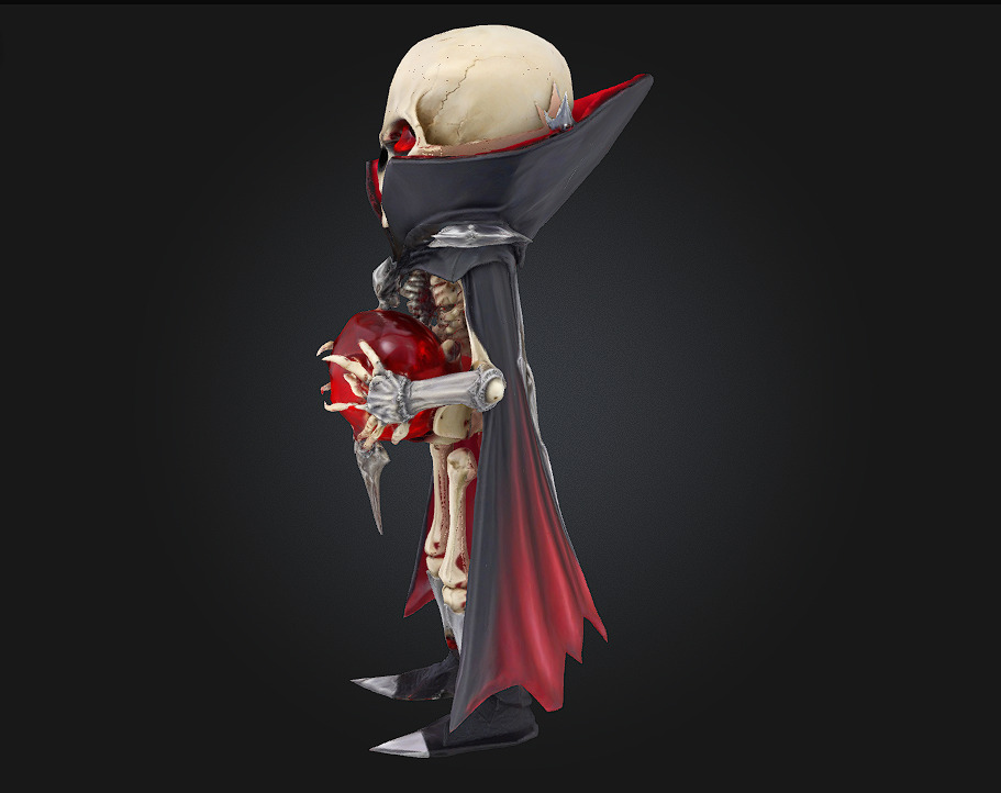 3D Printable Regal Undead Vampire 3D print model_2