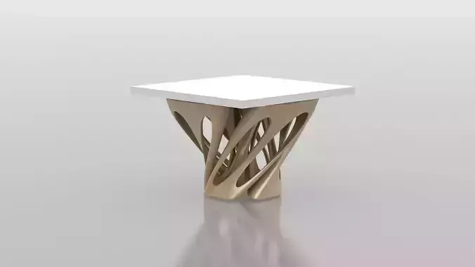 Weaverbird Parametric Furniture Table Design Grasshopper Rhino 3D model