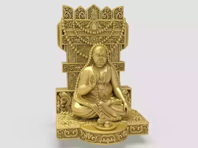 Sadhu Baba statue file 3D print model