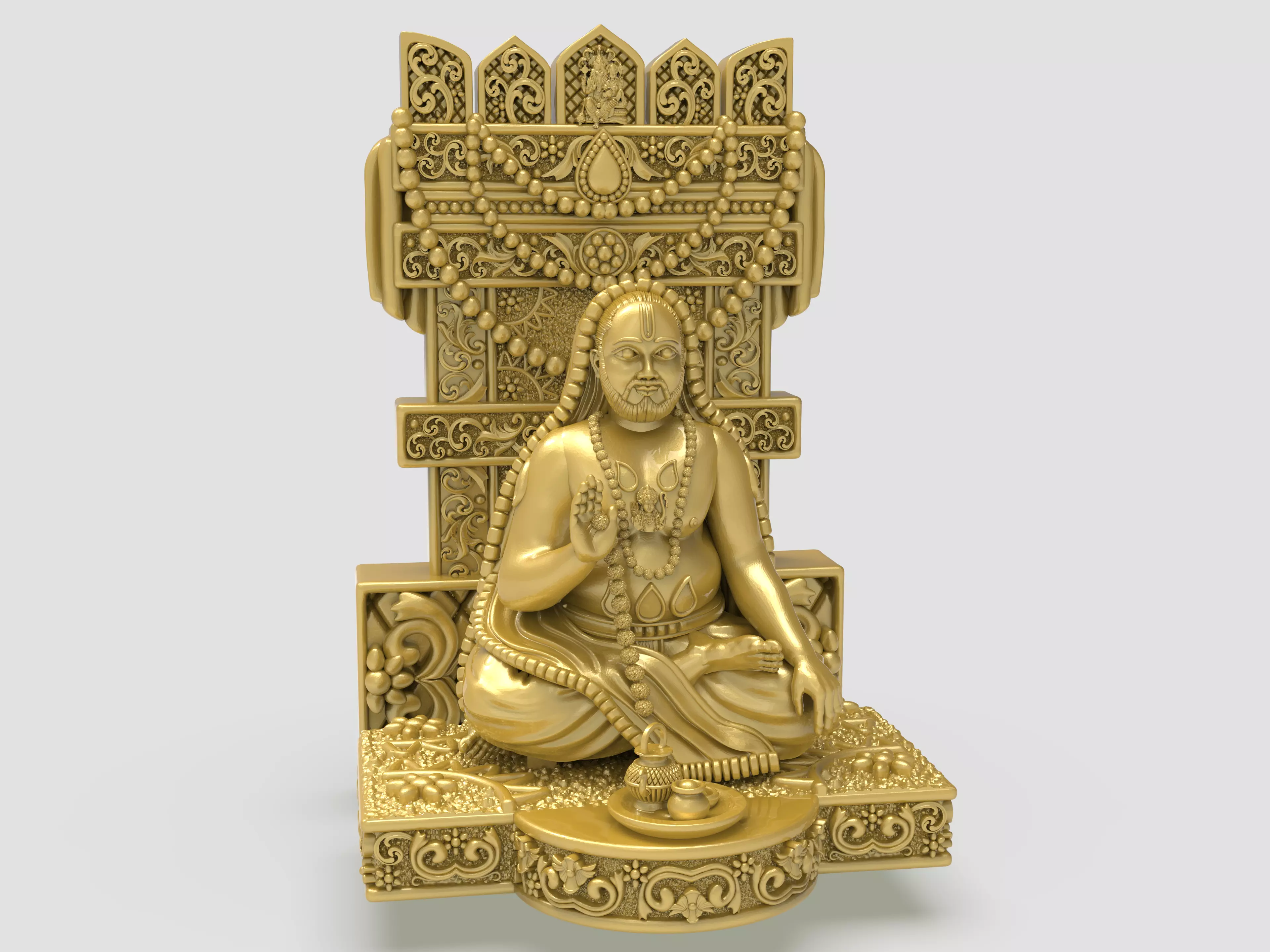 Sadhu Baba statue file 3D print model