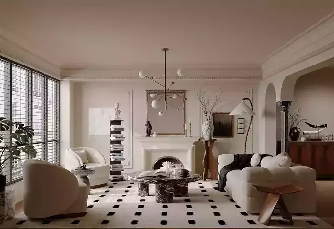 modern living room interior scenes 66