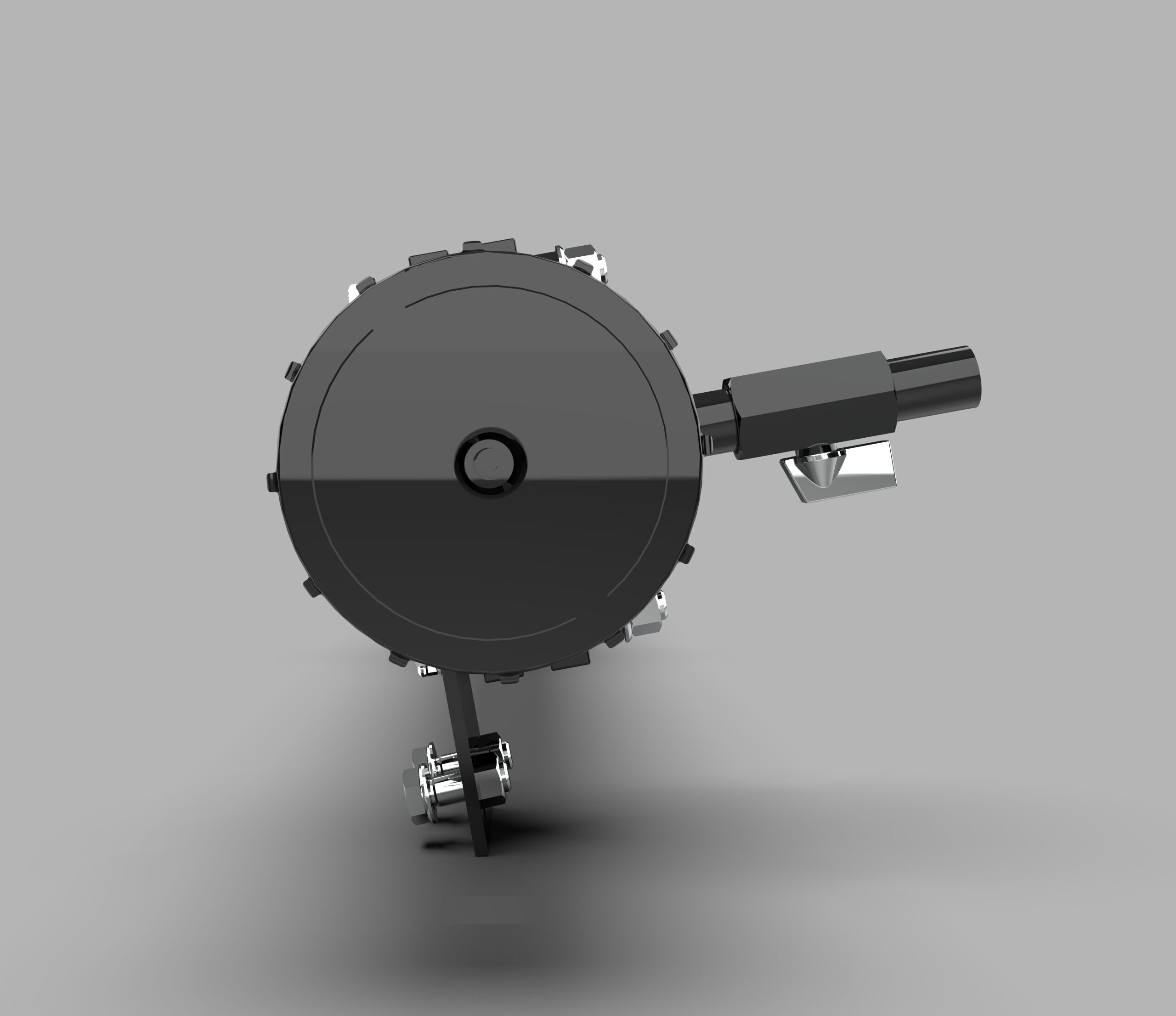 Roof Rack Water Tank for Off-Road Vehicles Low-poly 3D model_3