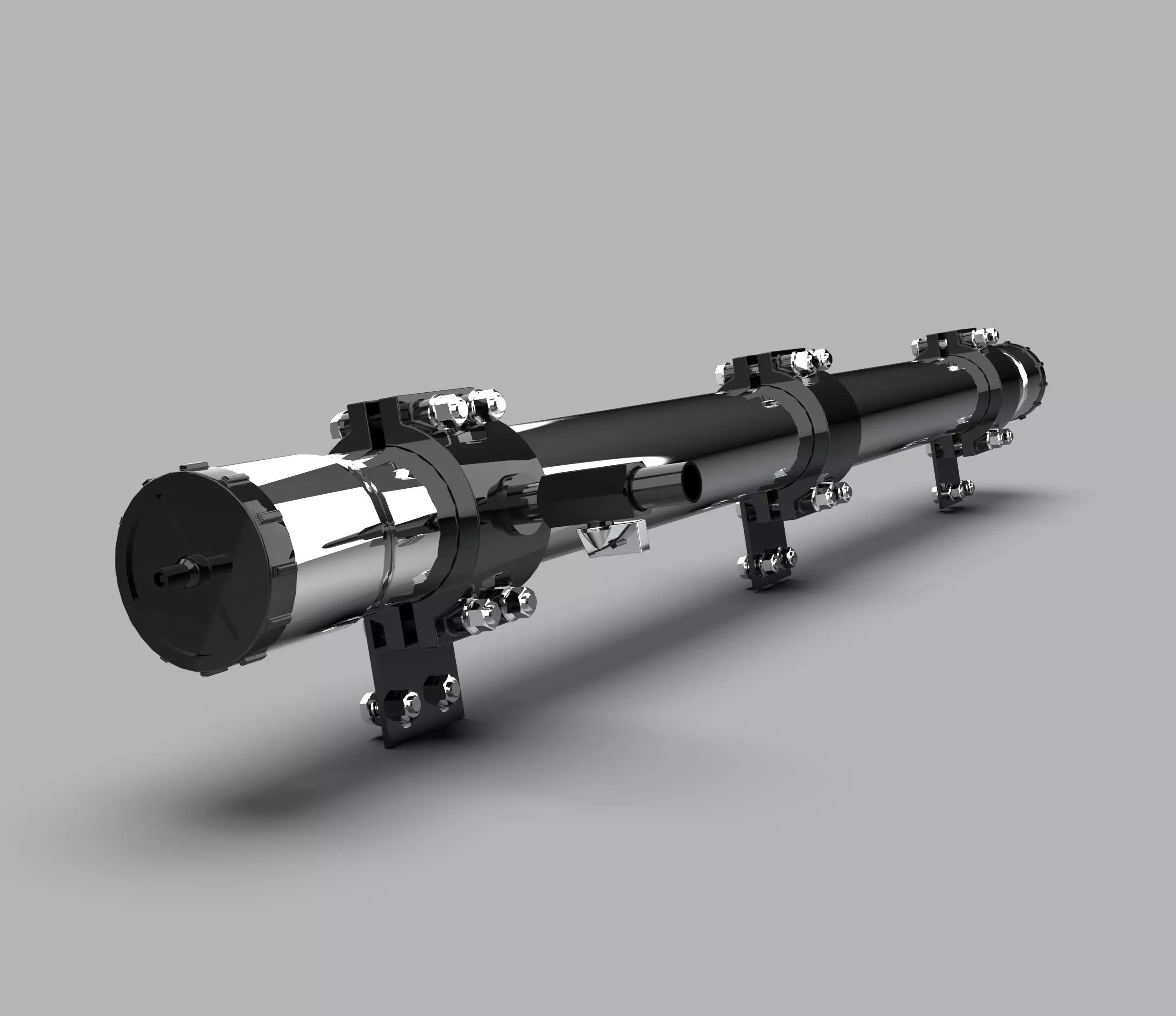 Roof Rack Water Tank for Off-Road Vehicles Low-poly 3D model_0