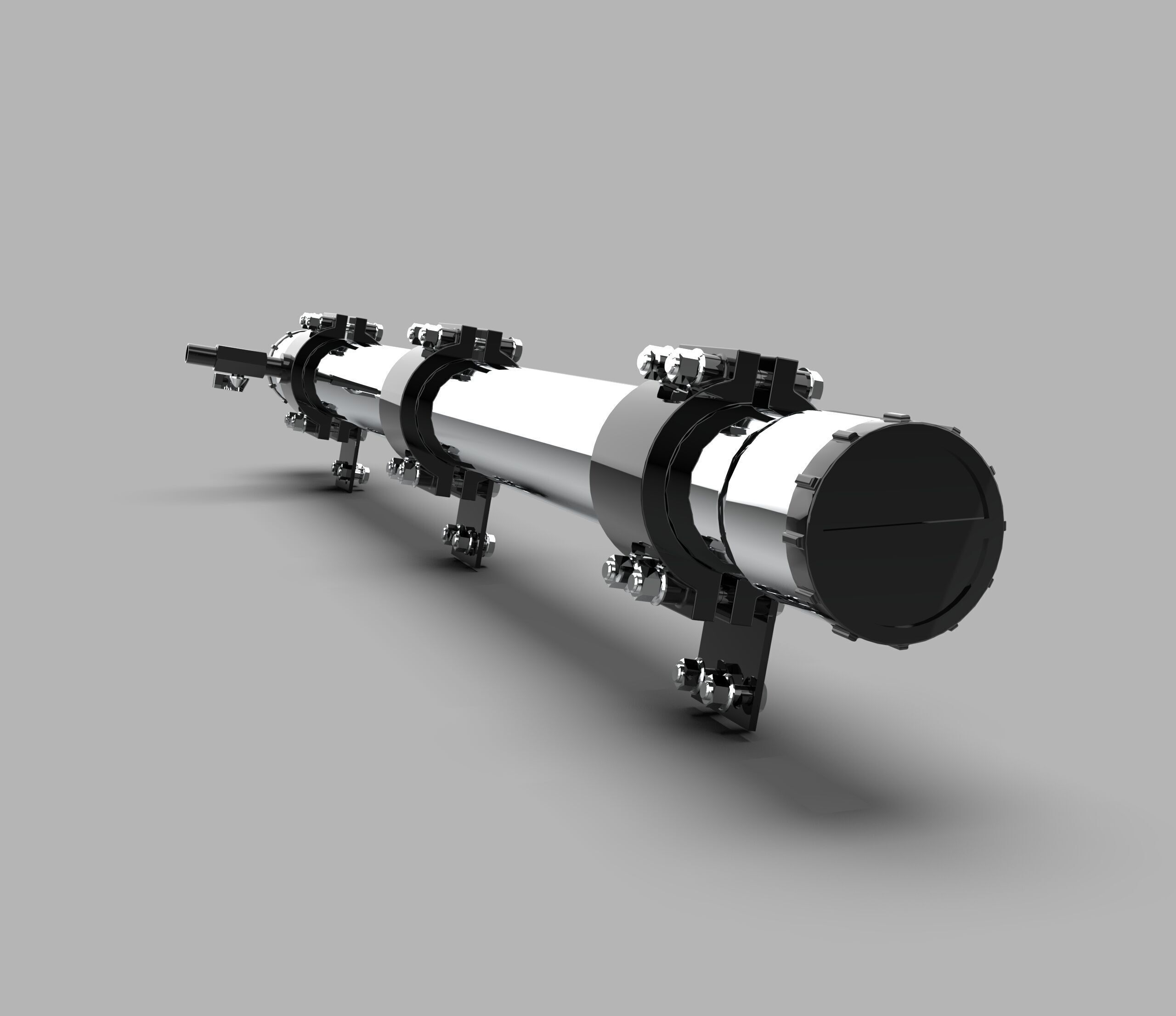 Roof Rack Water Tank for Off-Road Vehicles Low-poly 3D model_2