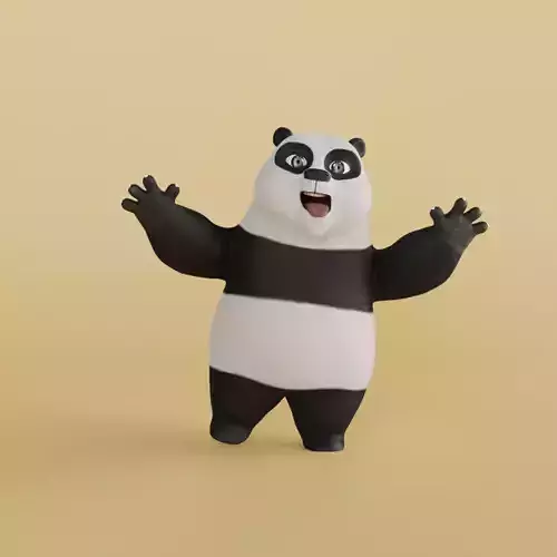 3D Panda Character 