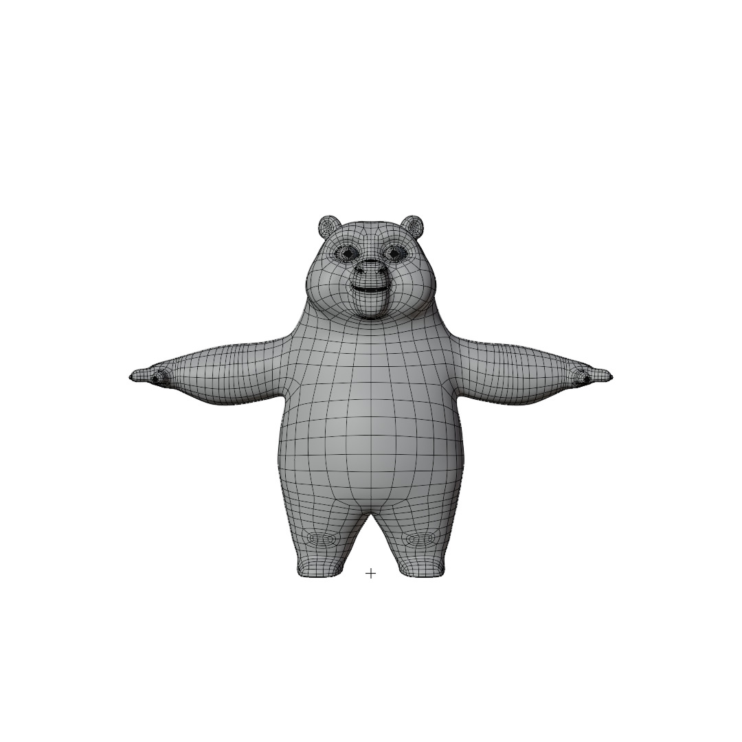 3D Panda Character  3D model_12